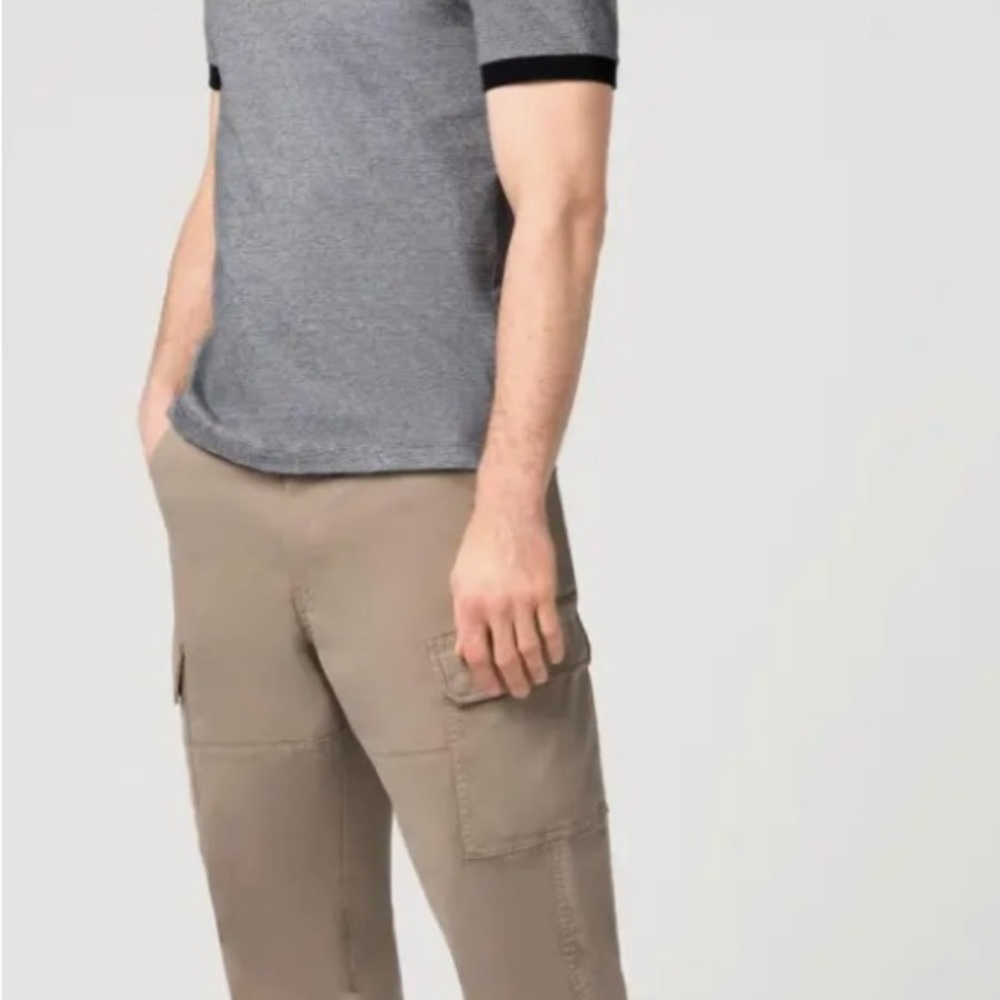 Porsche Design Gray and Black Polo Shirt